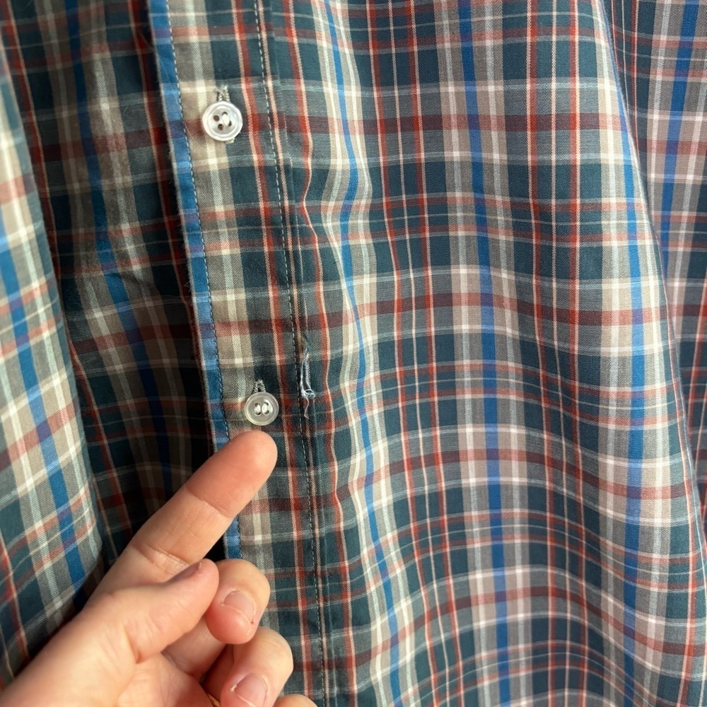 Vintage McGregor Mens Shirt XL Button Down Plaid Single Needle Tailoring Western - Picture 9 of 9
